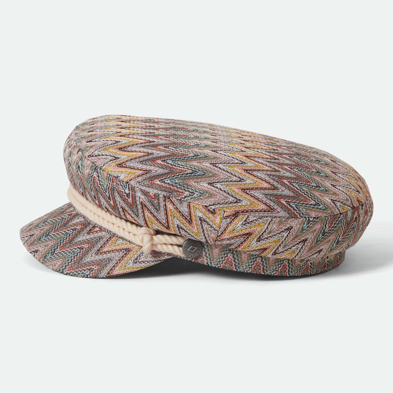 FIDDLER CAP - MULTI COLOR ZIGZAG