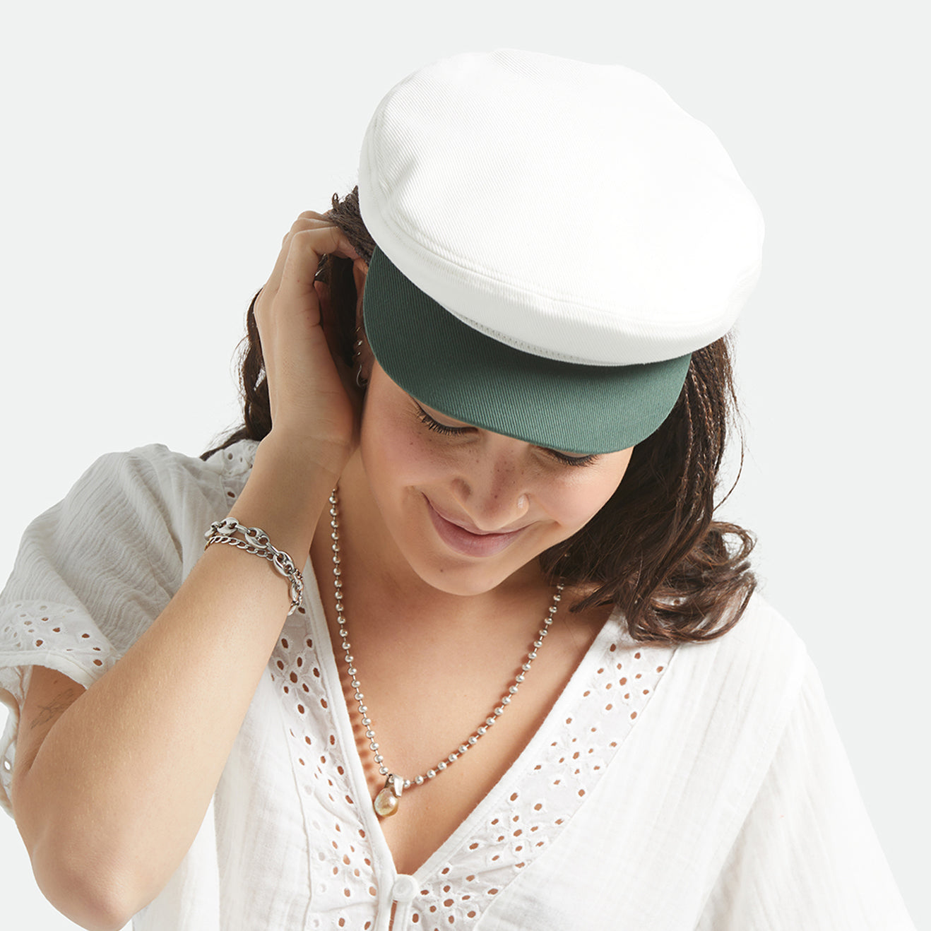 FIDDLER CAP - PRIMAL GREEN/WHITECAP