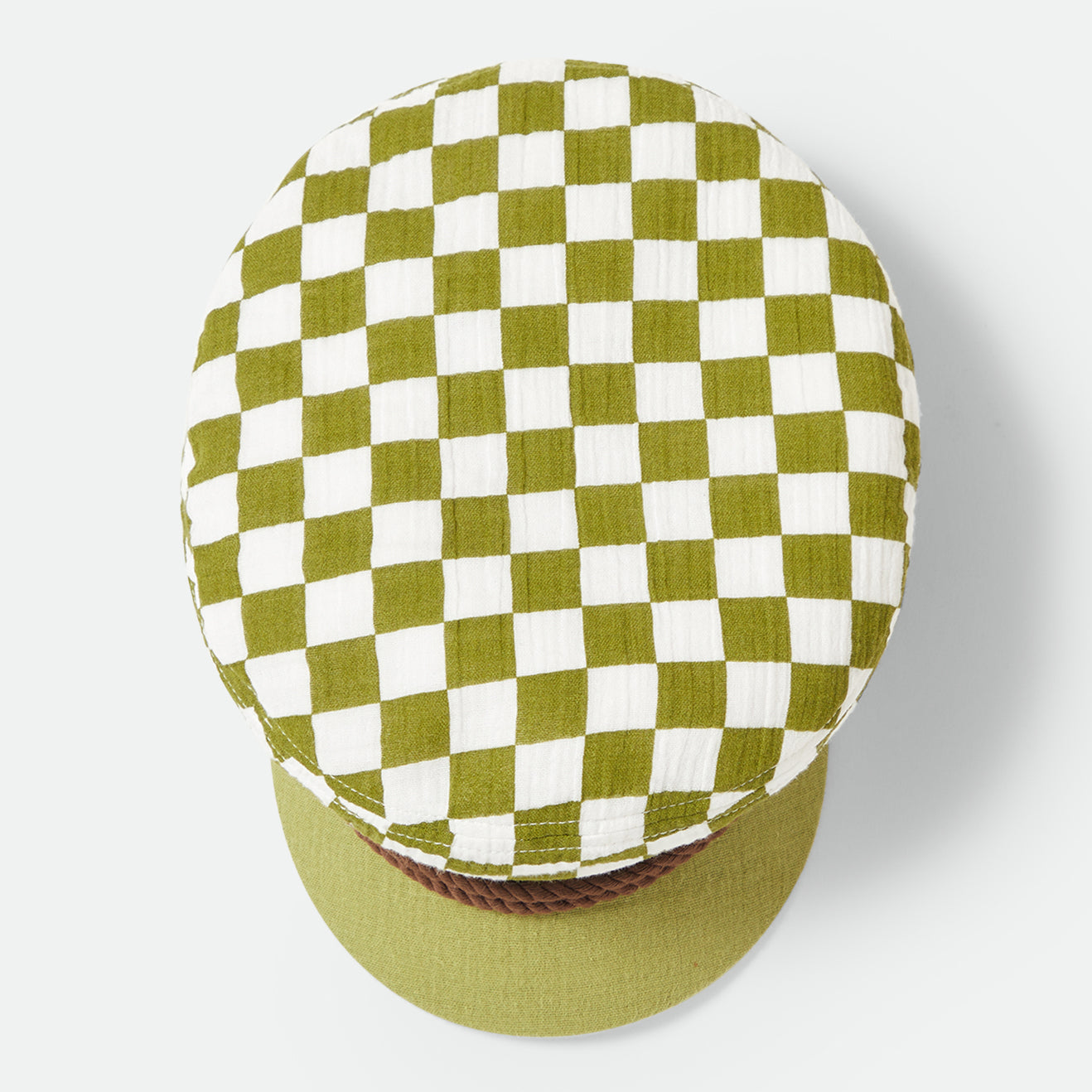 FIDDLER CAP - SUBLIME GREEN CHECKER BOARD