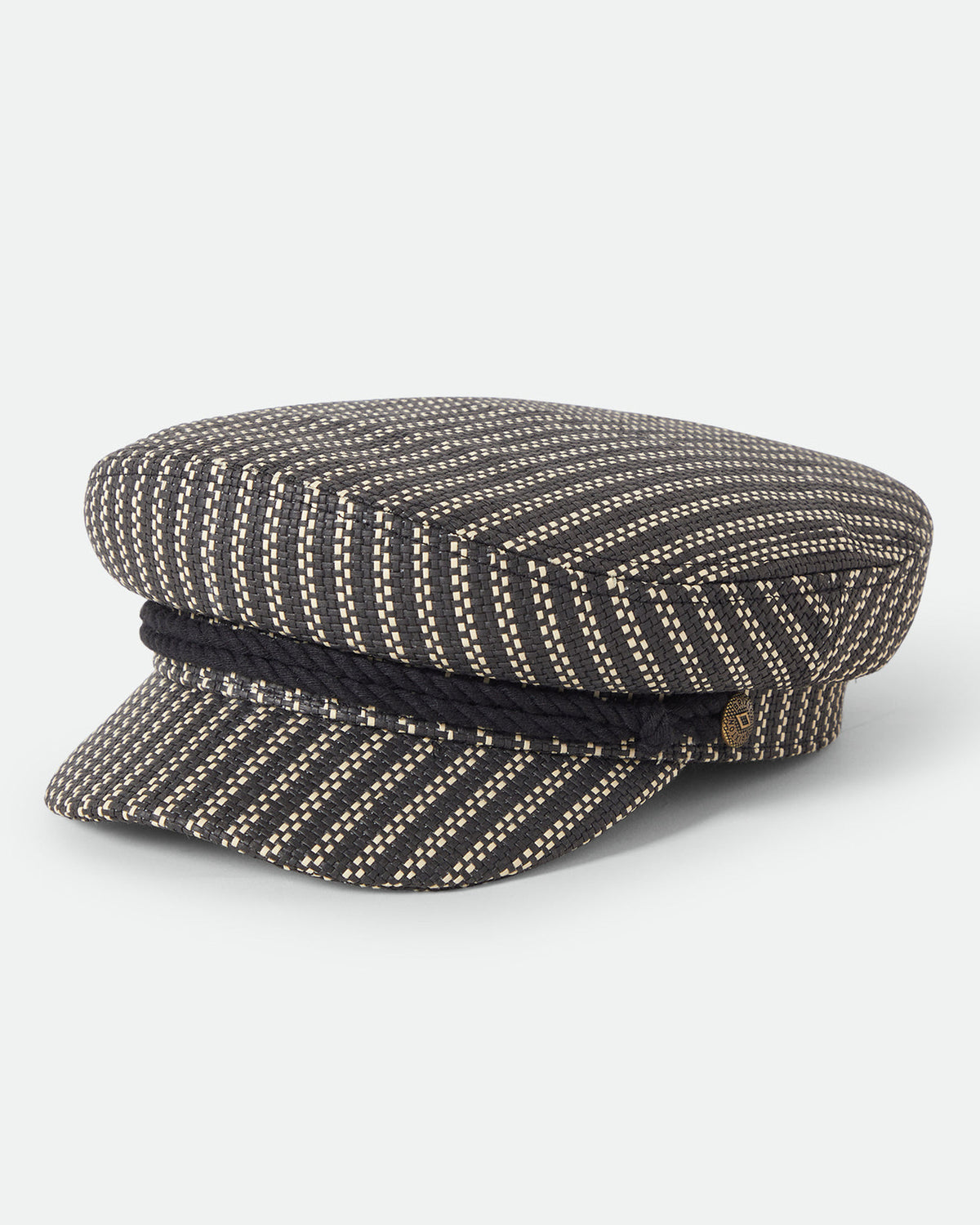 FIDDLER LW CAP - BLACK/NATURAL STRAW