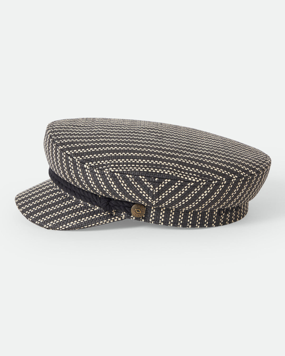 FIDDLER LW CAP - BLACK/NATURAL STRAW