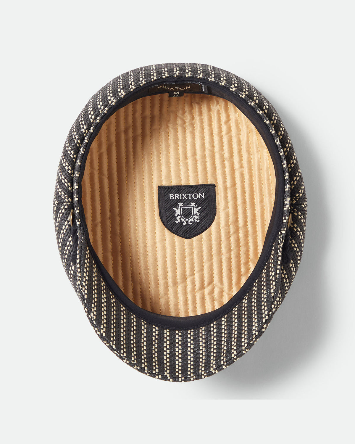 FIDDLER LW CAP - BLACK/NATURAL STRAW