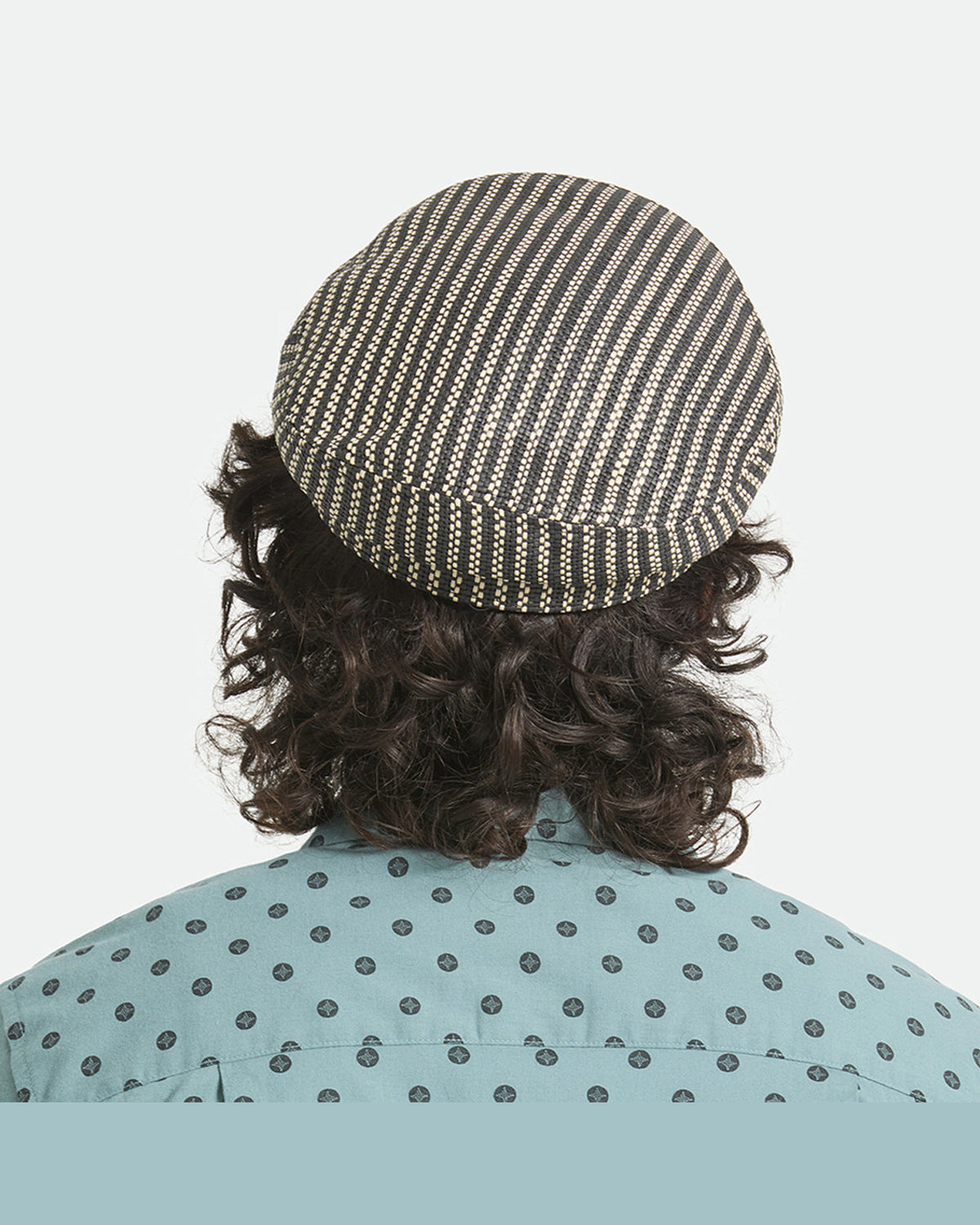 FIDDLER LW CAP - BLACK/NATURAL STRAW