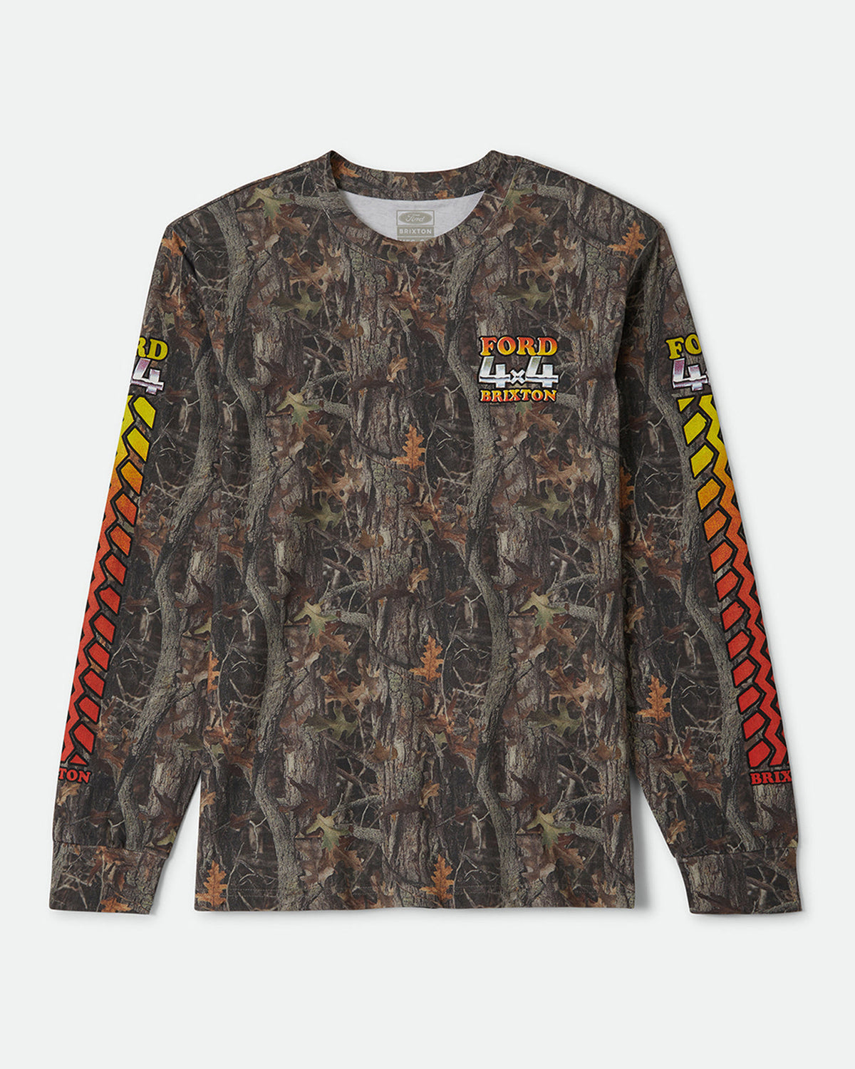FORD 4X4 CHROME L/S TEE - BOXWOOD GREEN