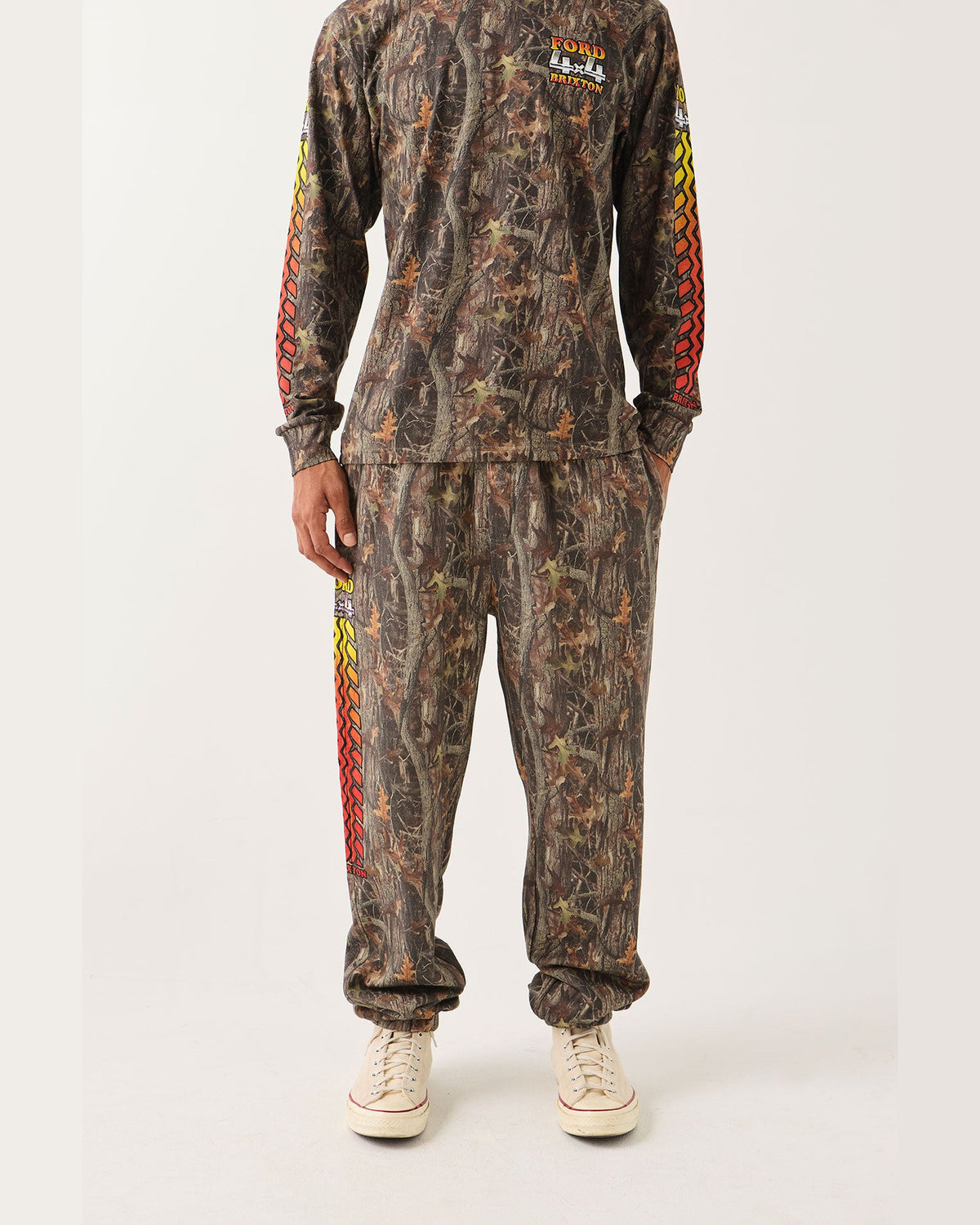 FORD 4X4 CHROME SWEATPANT - BOXWOOD GREEN