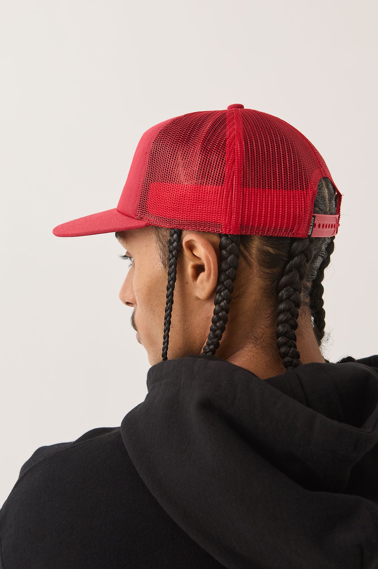 FORD 4X4 CHROME TRUCKER HAT - RANGOON RED