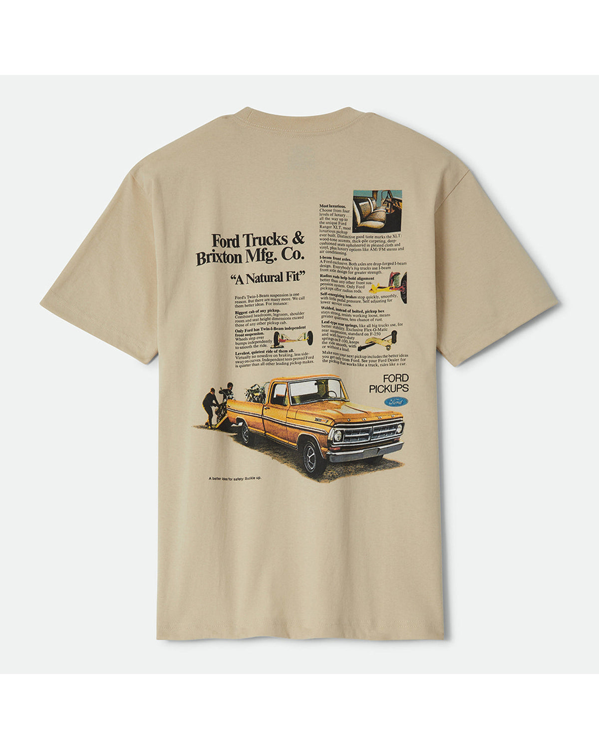 FORD 71 PICKUP S/S TEE - WIMBLEDON WHITE