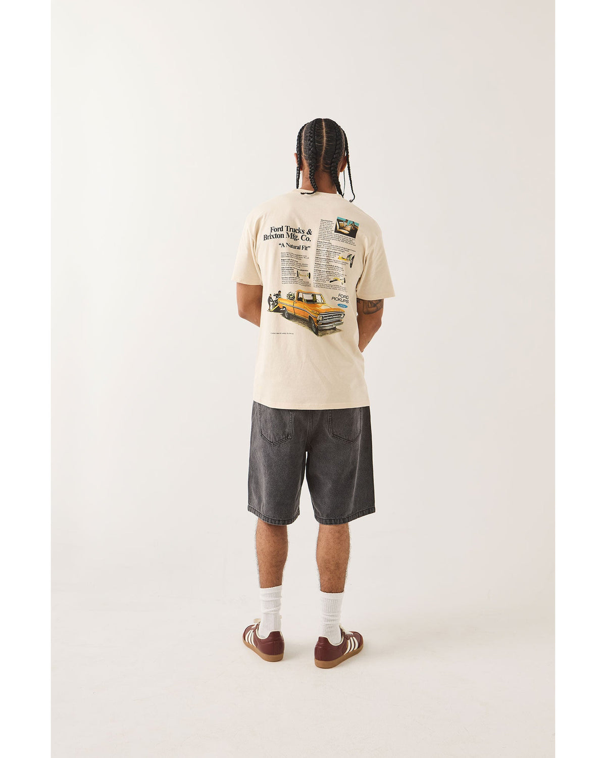 FORD 71 PICKUP S/S TEE - WIMBLEDON WHITE