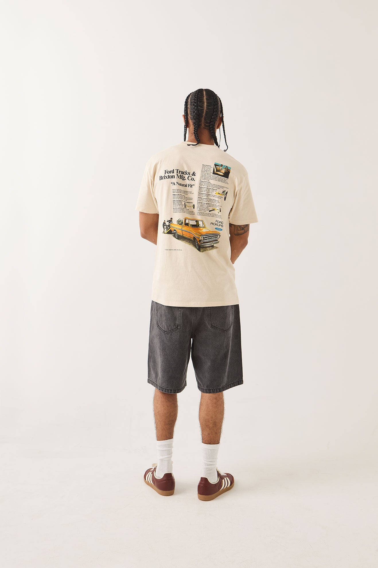 FORD 71 PICKUP S/S TEE - WIMBLEDON WHITE