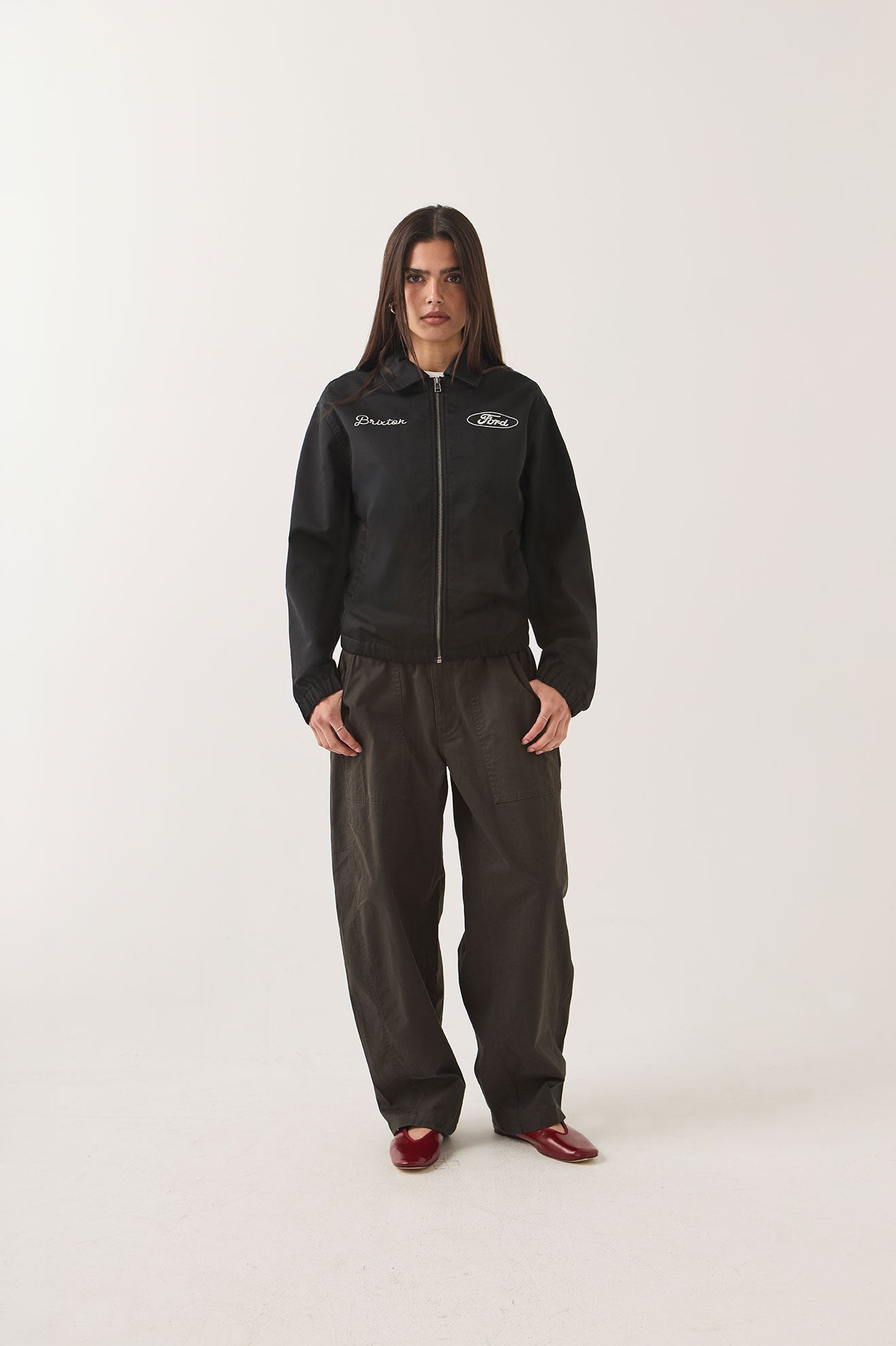 FORD BUILT TOUGH HARRINGTON JAKET - BURNT RUBBER
