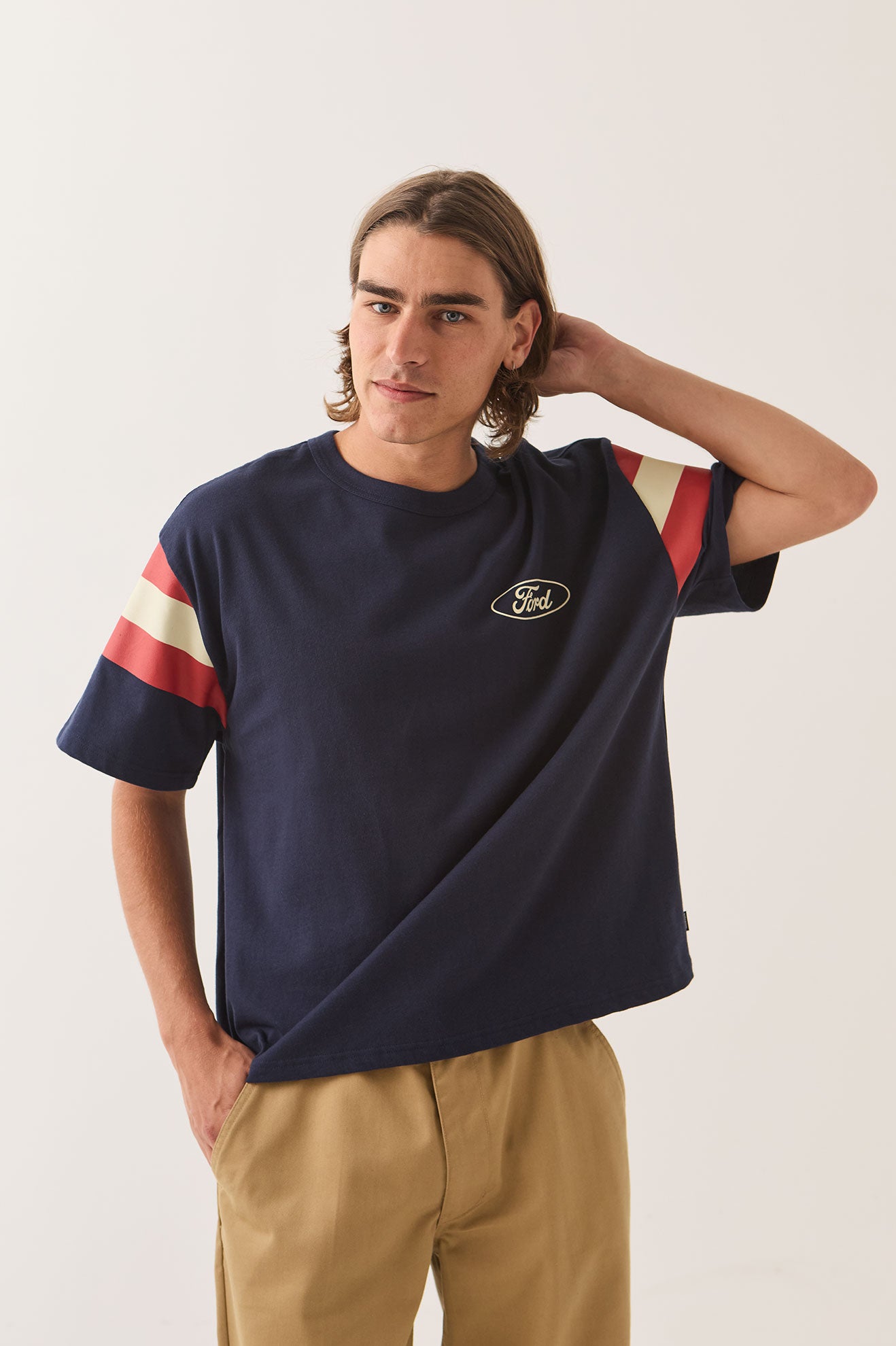 FORD BUILT TOUGH JERSEY - AMERICAN NAVY