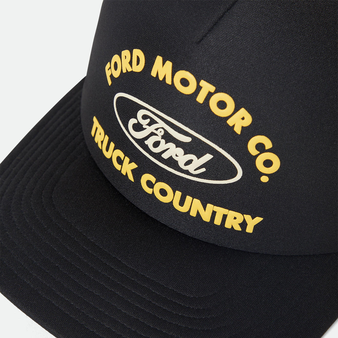FORD BUILT TOUGH MP TRUCKER HAT - BURNT RUBBER/EMPIRE YELLOW