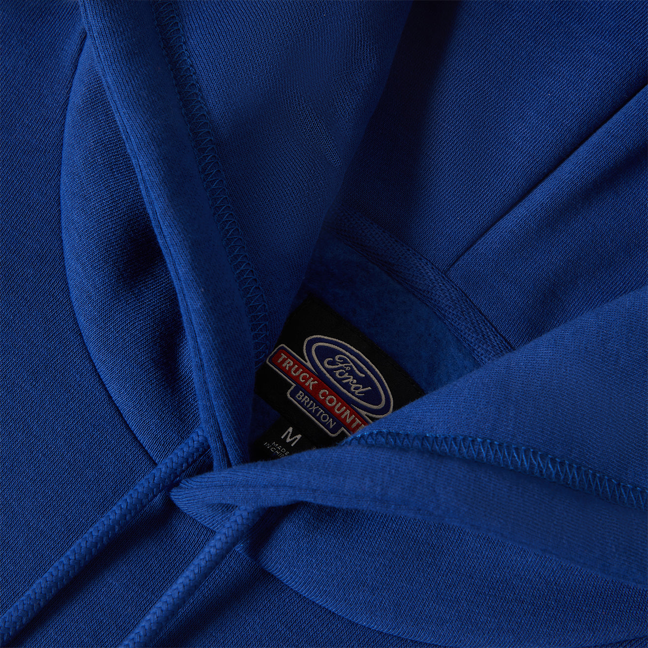 FORD MUD MARATHON FLEECE HOODIE - FORD BLUE
