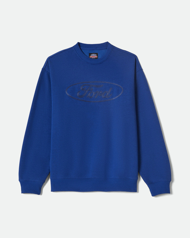 FORD NUMBER ONE FLEECE CREW - FORD BLUE
