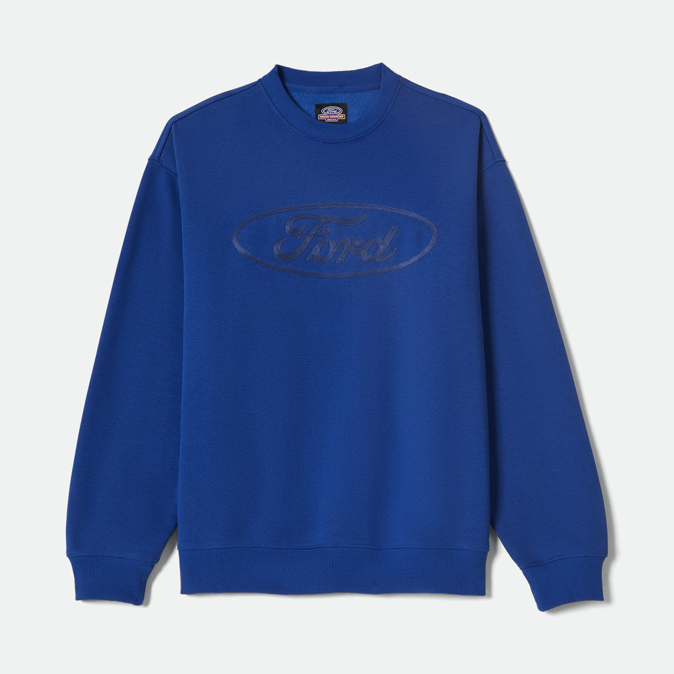FORD NUMBER ONE FLEECE CREW - FORD BLUE