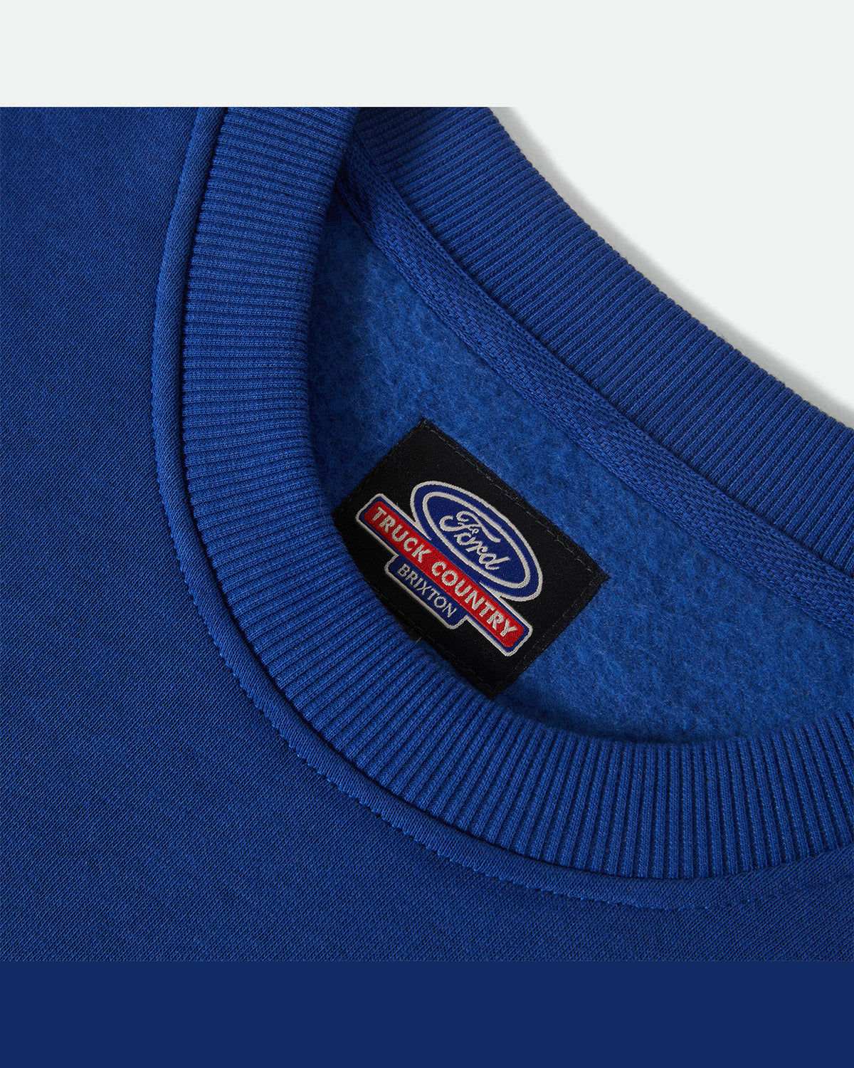 FORD NUMBER ONE FLEECE CREW - FORD BLUE