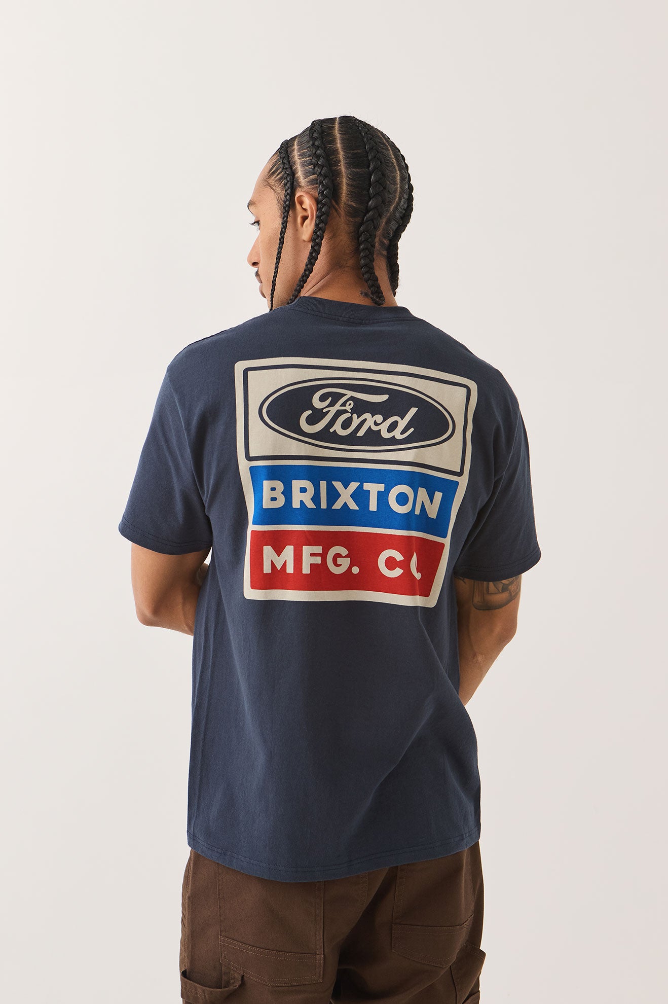 FORD SERVICE DEPT POCKET TEE - AMERICAN NAVY