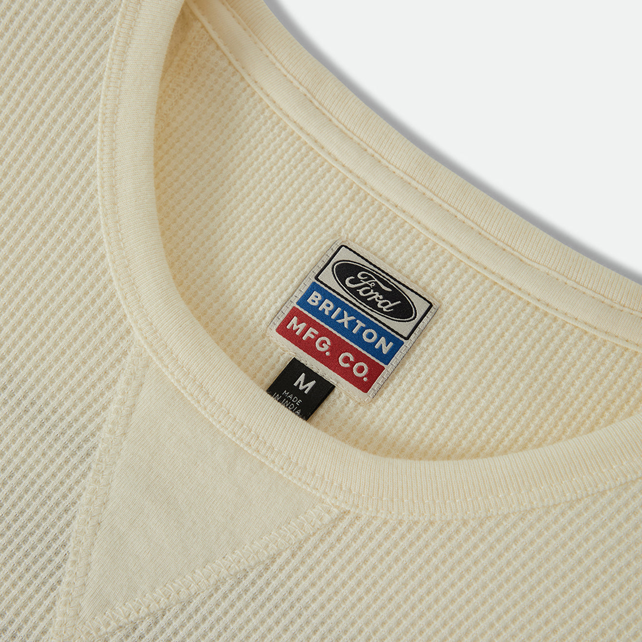 FORD SERVICE DEPT WAFFLE L/S - WIMBLEDON WHITE