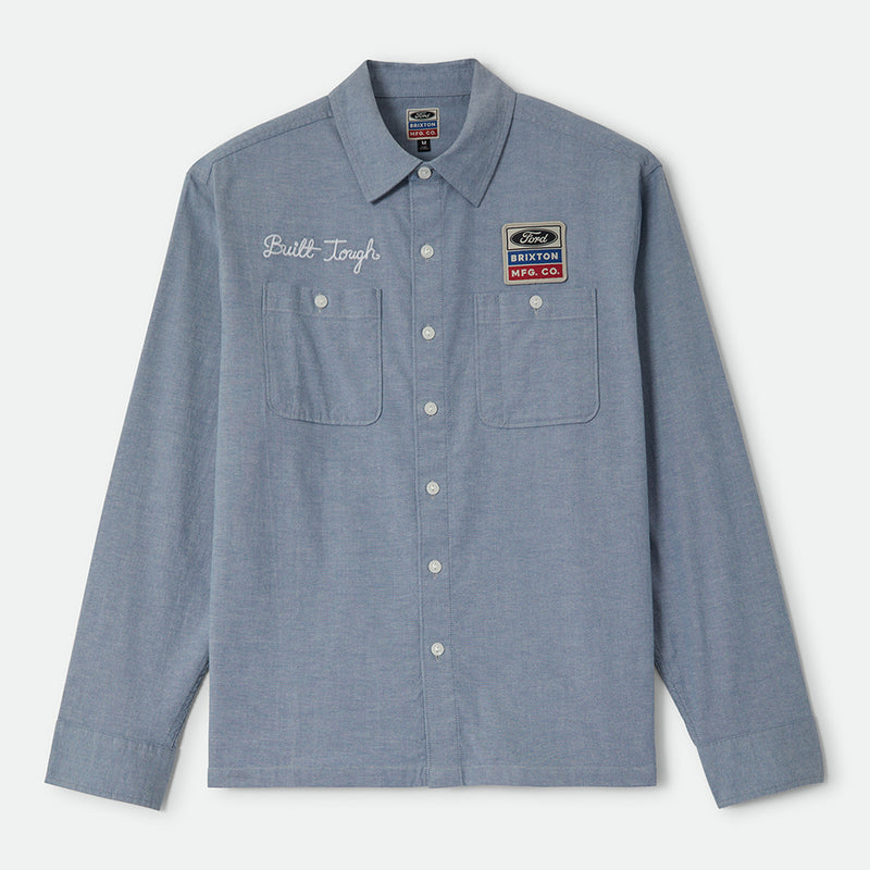 FORD SERVICE DEPT WORKSHIRT - BLUE CHAMBRAY
