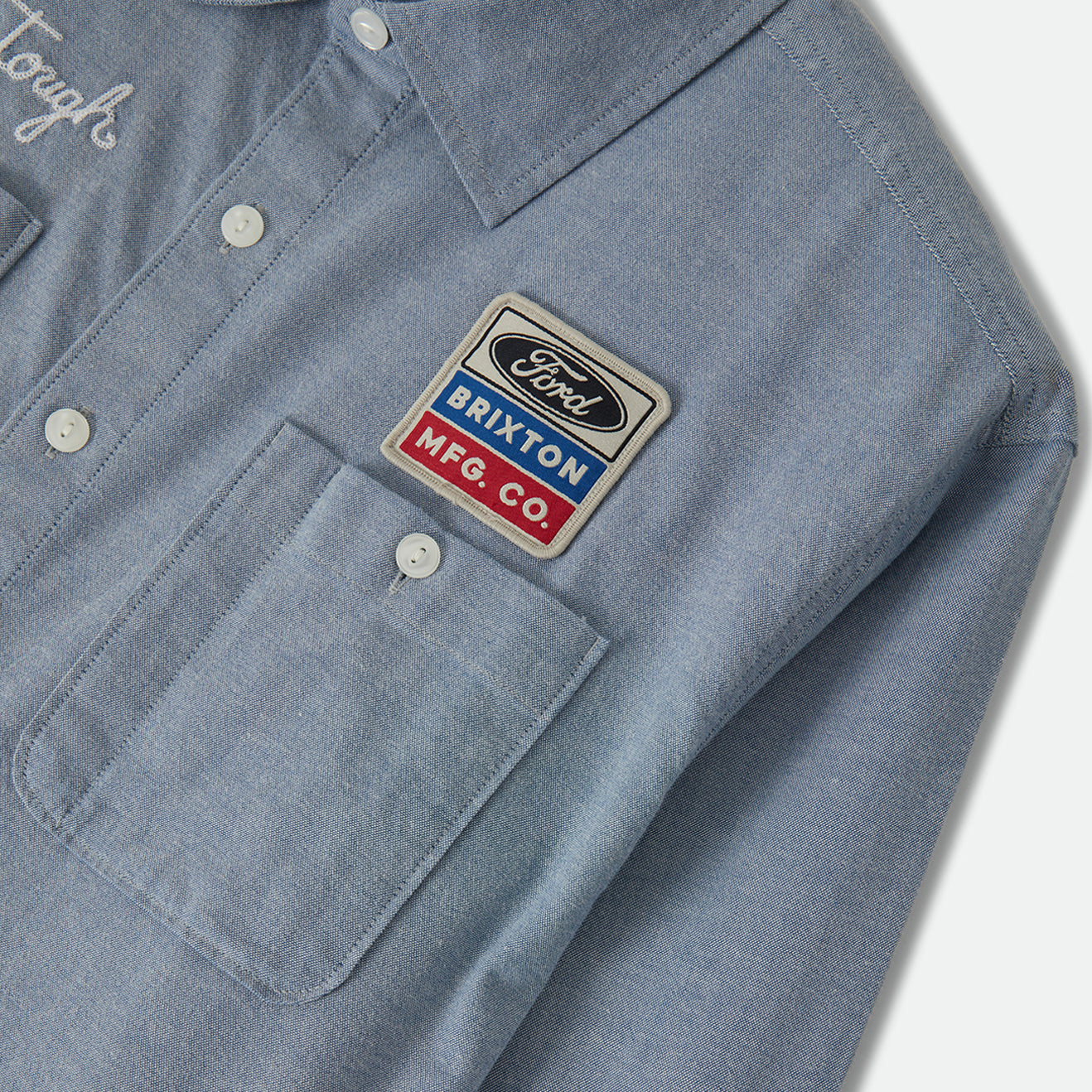 FORD SERVICE DEPT WORKSHIRT - BLUE CHAMBRAY