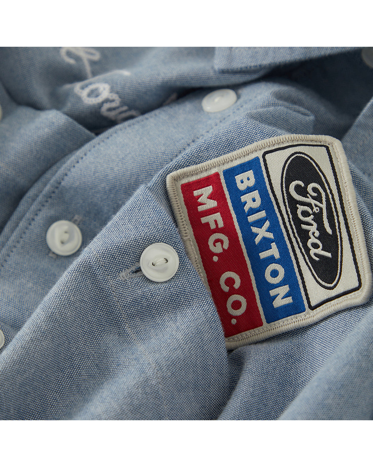 FORD SERVICE DEPT WORKSHIRT - BLUE CHAMBRAY