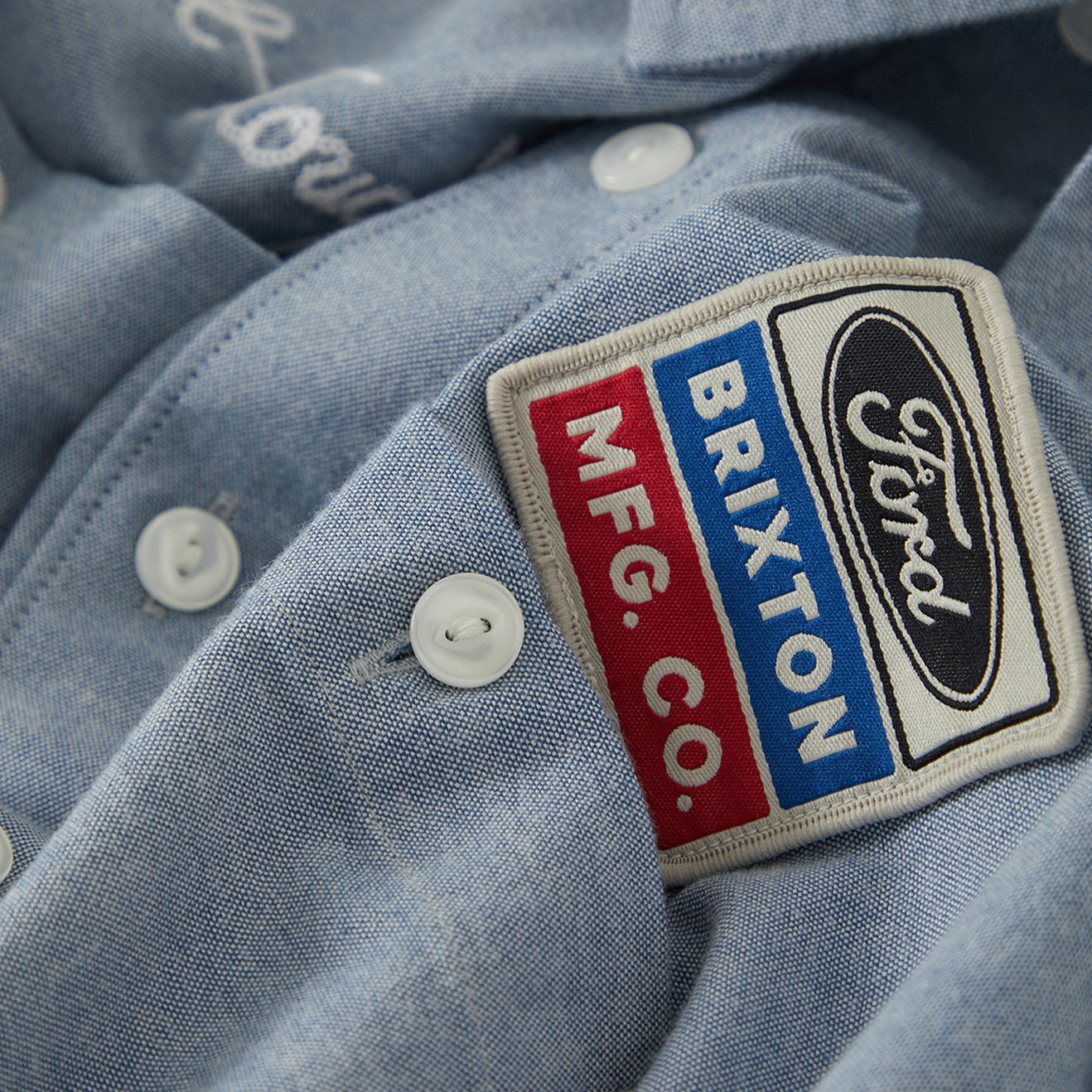 FORD SERVICE DEPT WORKSHIRT - BLUE CHAMBRAY