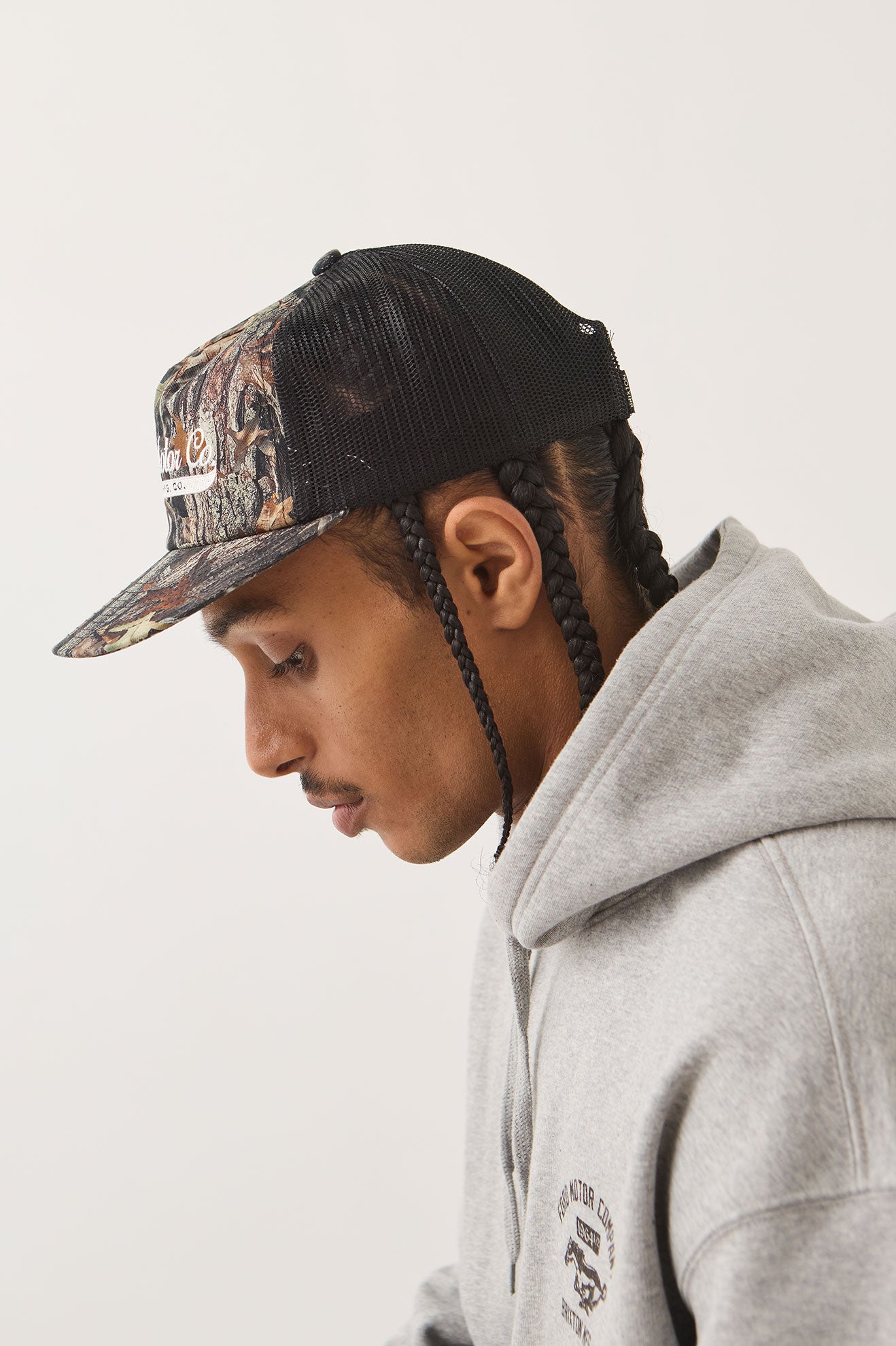 FORD X BRIXTON TRUCKER HAT - BOXWOOD GREEN