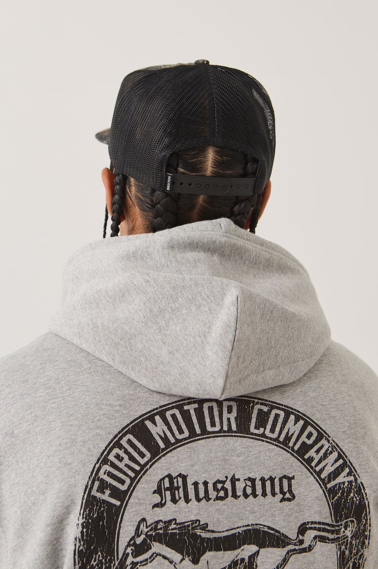 FORD X BRIXTON TRUCKER HAT - BOXWOOD GREEN