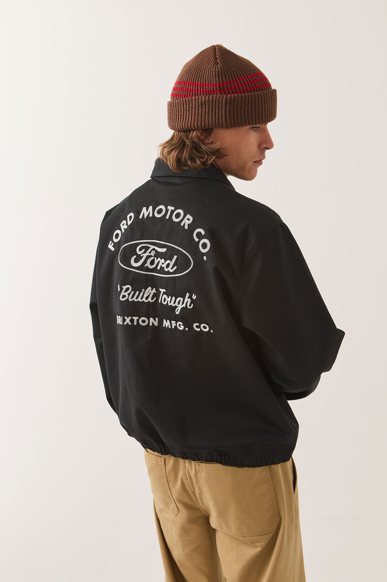 FORD BUILT TOUGH HARRINGTON JAKET - BURNT RUBBER