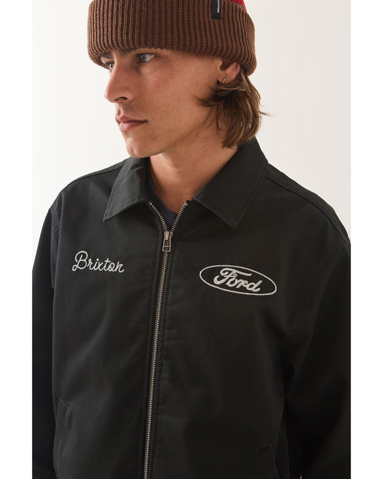 FORD BUILT TOUGH HARRINGTON JAKET - BURNT RUBBER