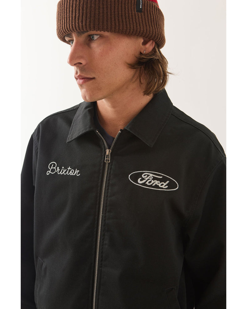 FORD BUILT TOUGH HARRINGTON JAKET - BURNT RUBBER