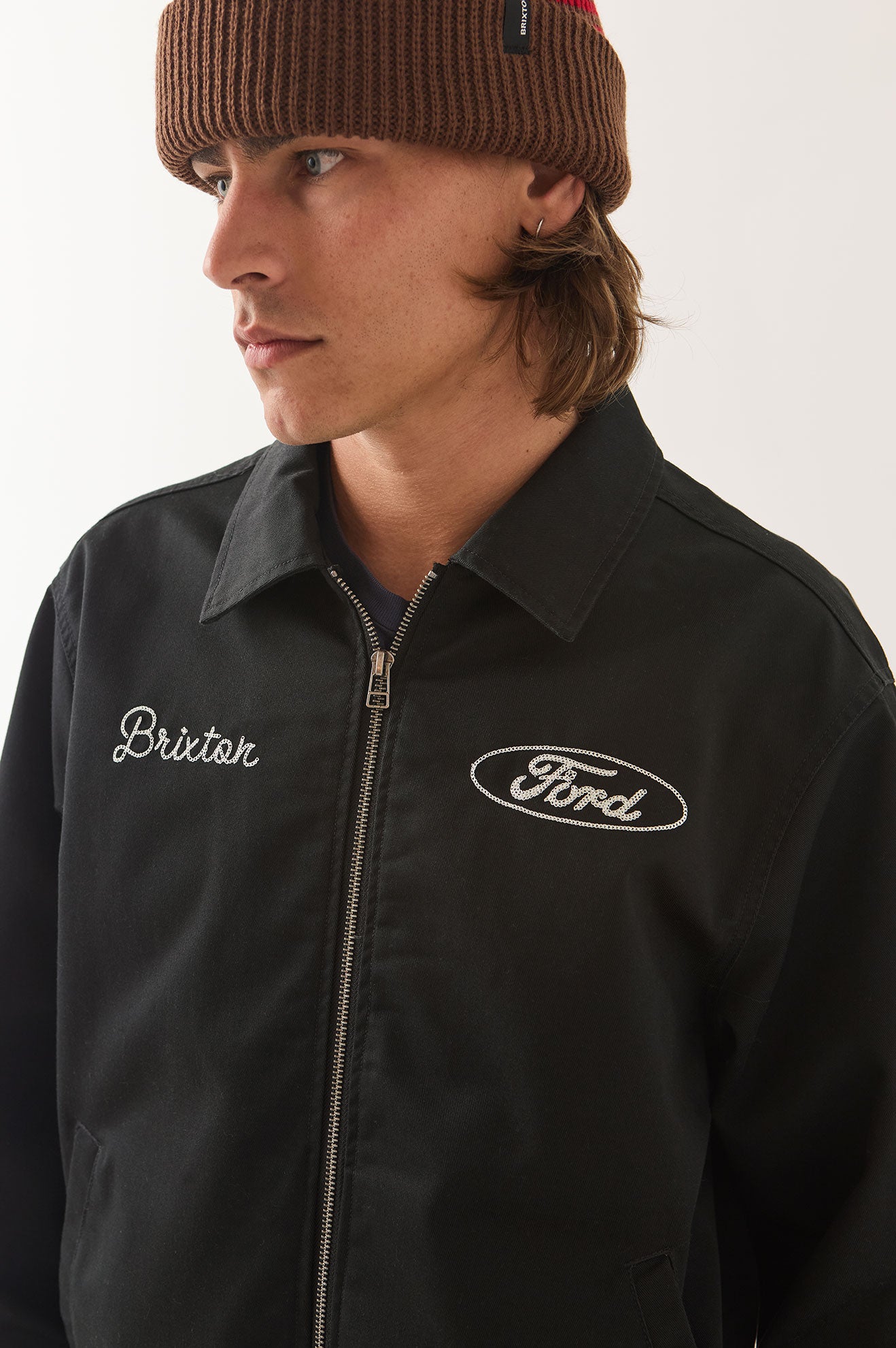 FORD BUILT TOUGH HARRINGTON JAKET - BURNT RUBBER