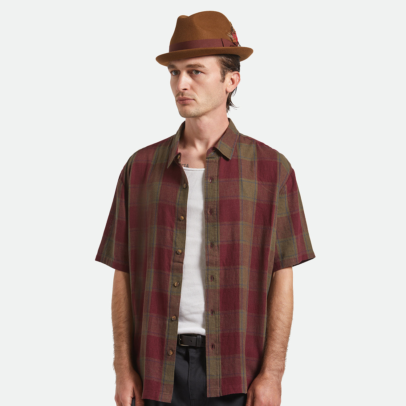 GAIN FEDORA - COFFEE/CHESTNUT