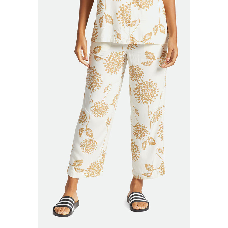 GARDEN FLORAL CROP PANT