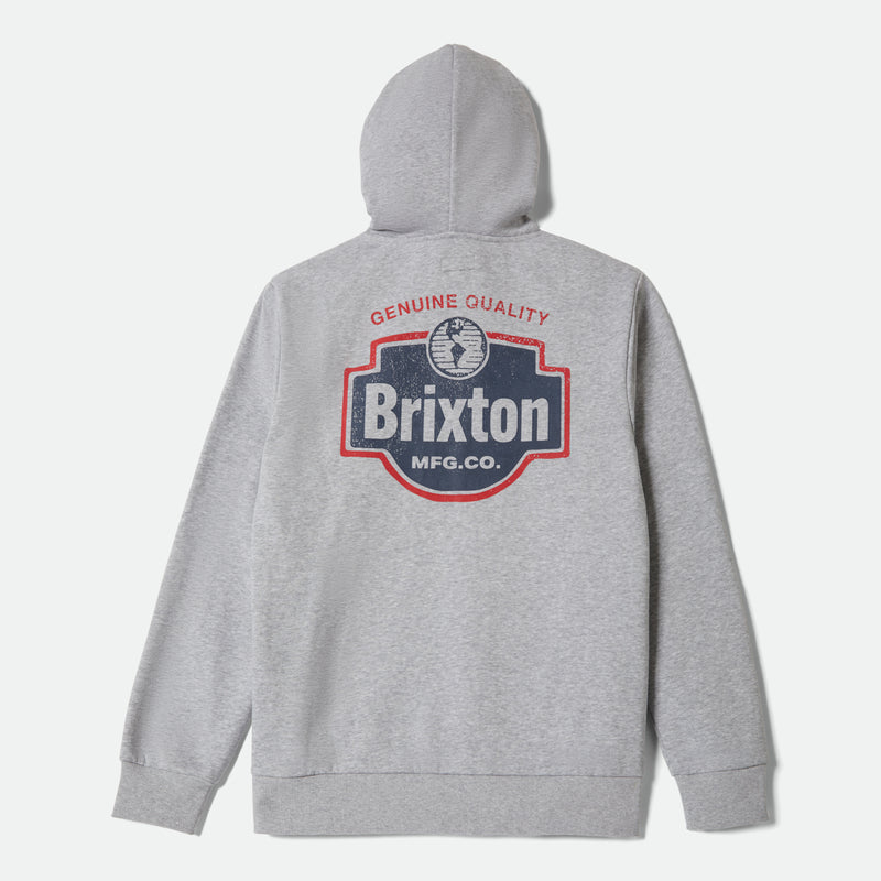 GENUINE QUALITY HOODIE - GUNMETAL HEATHER