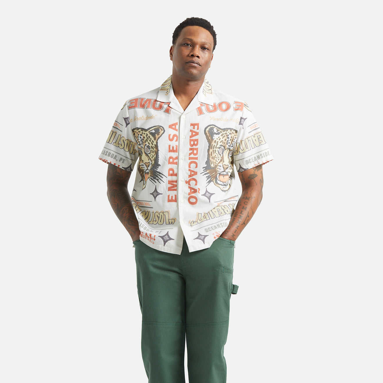 GETAWAY S/S WVN - LOST IN REALITY PRINT