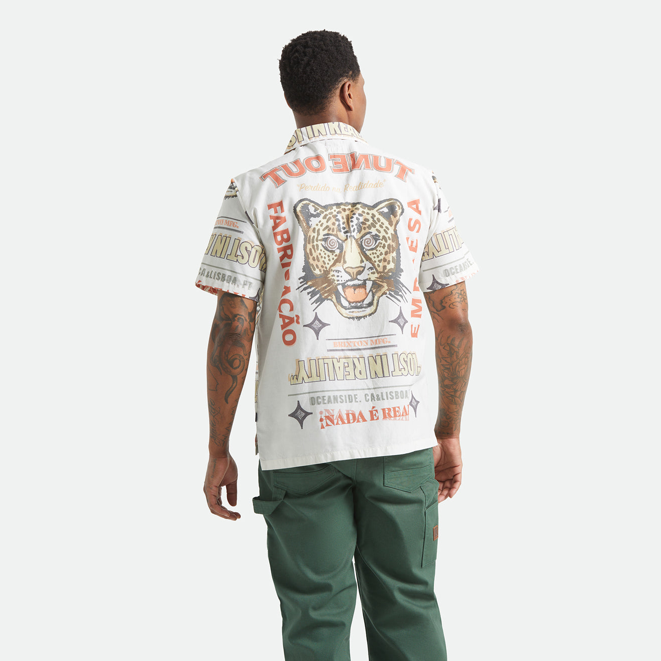 GETAWAY S/S WVN - LOST IN REALITY PRINT