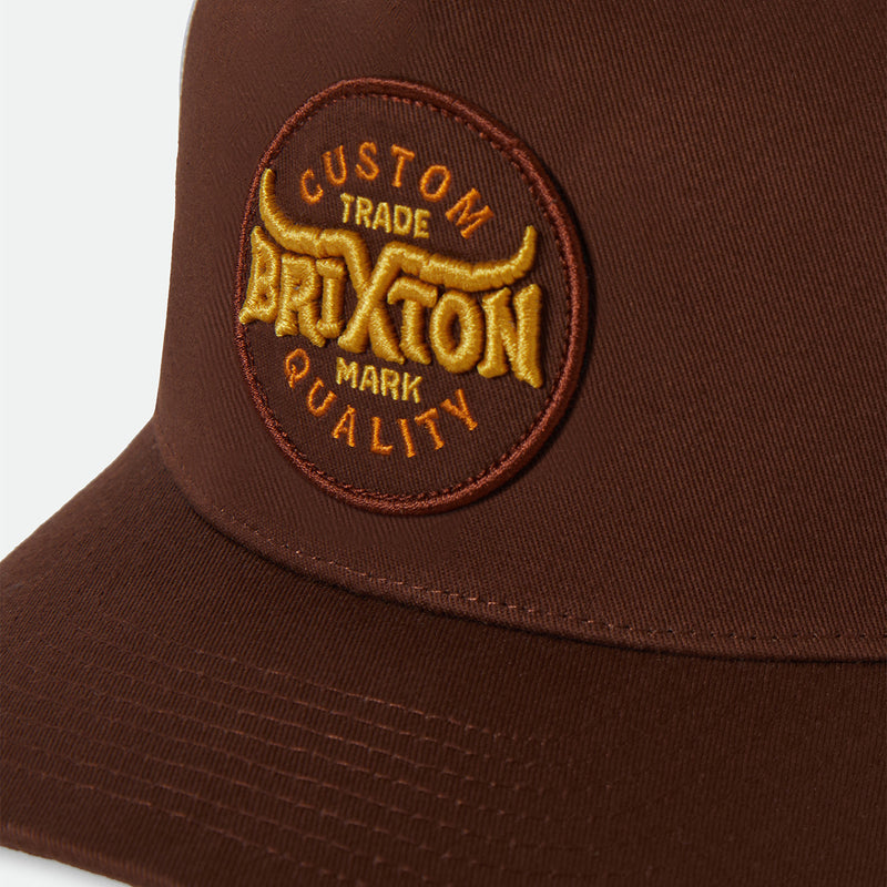 GIBSON C NP MP TRUCKER HAT - BROWN/OFF WHITE