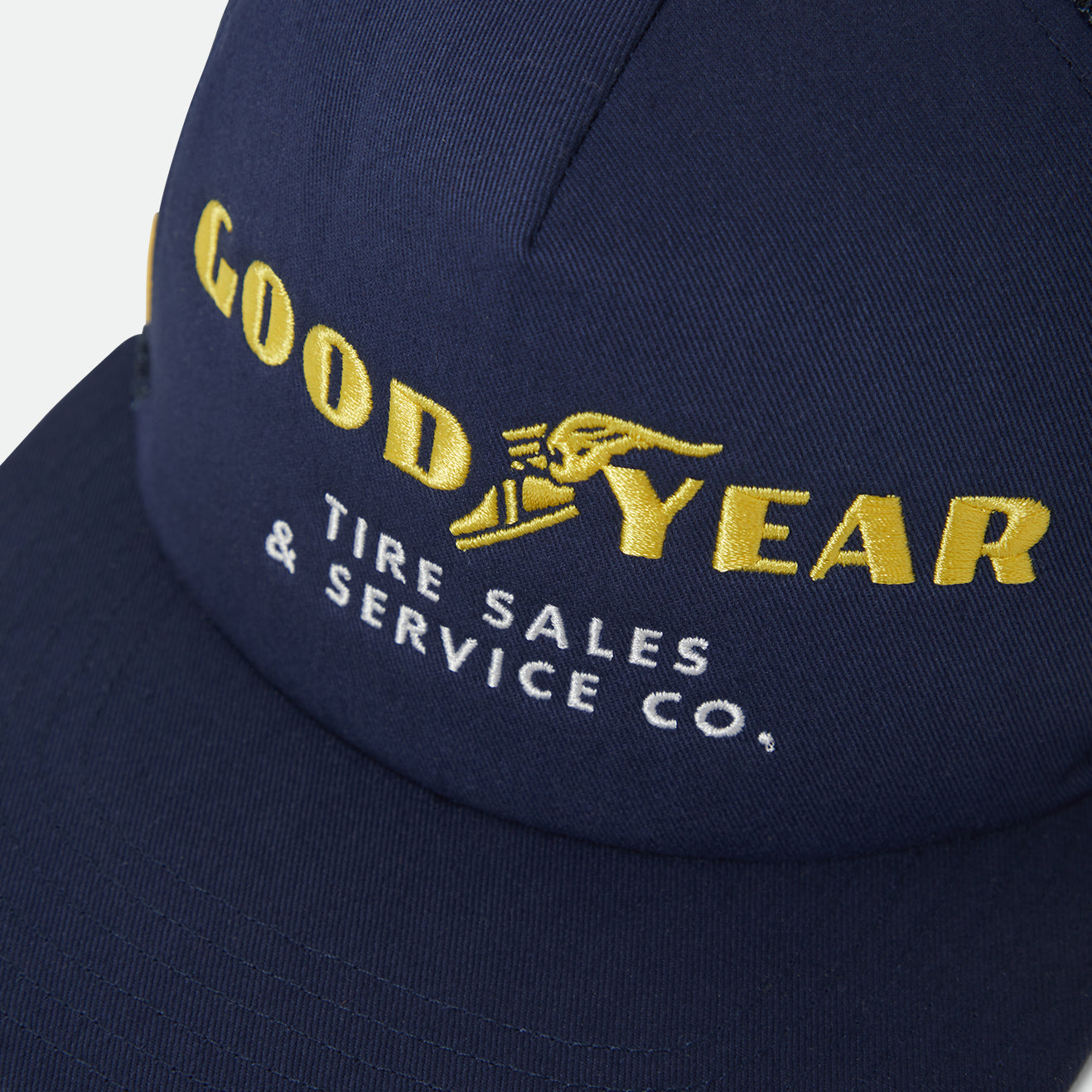 GOODYEAR トラッカーキャップ USA製 ネイビー【希少】 Made in USA】 Vintage Trucker Cap 