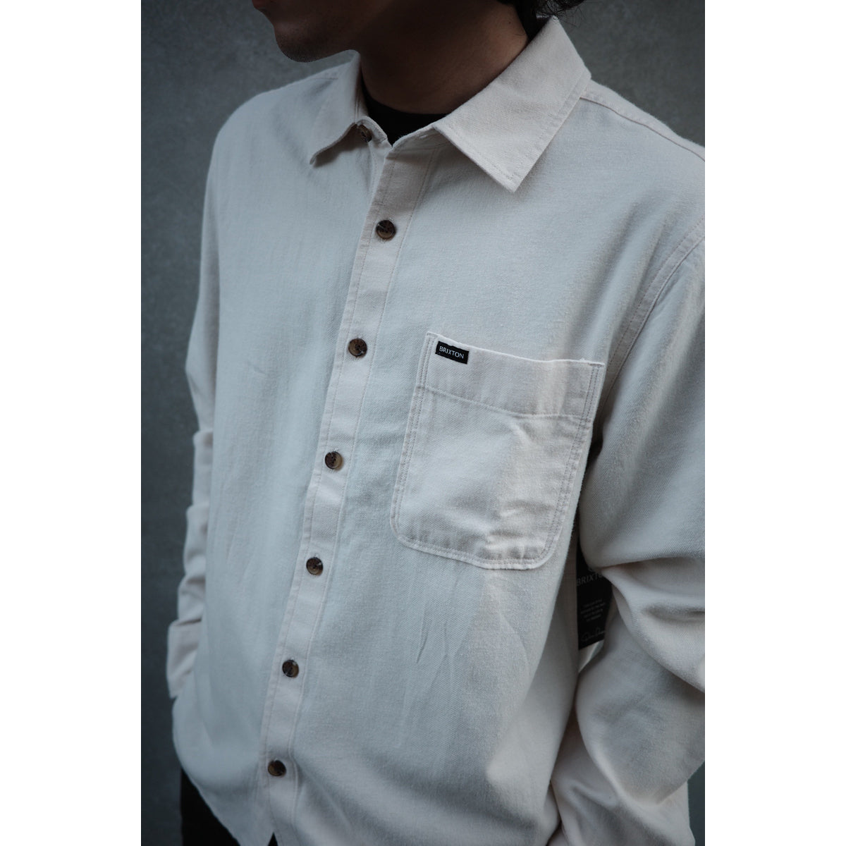 HASTING LW FLANNEL - WHITECAP