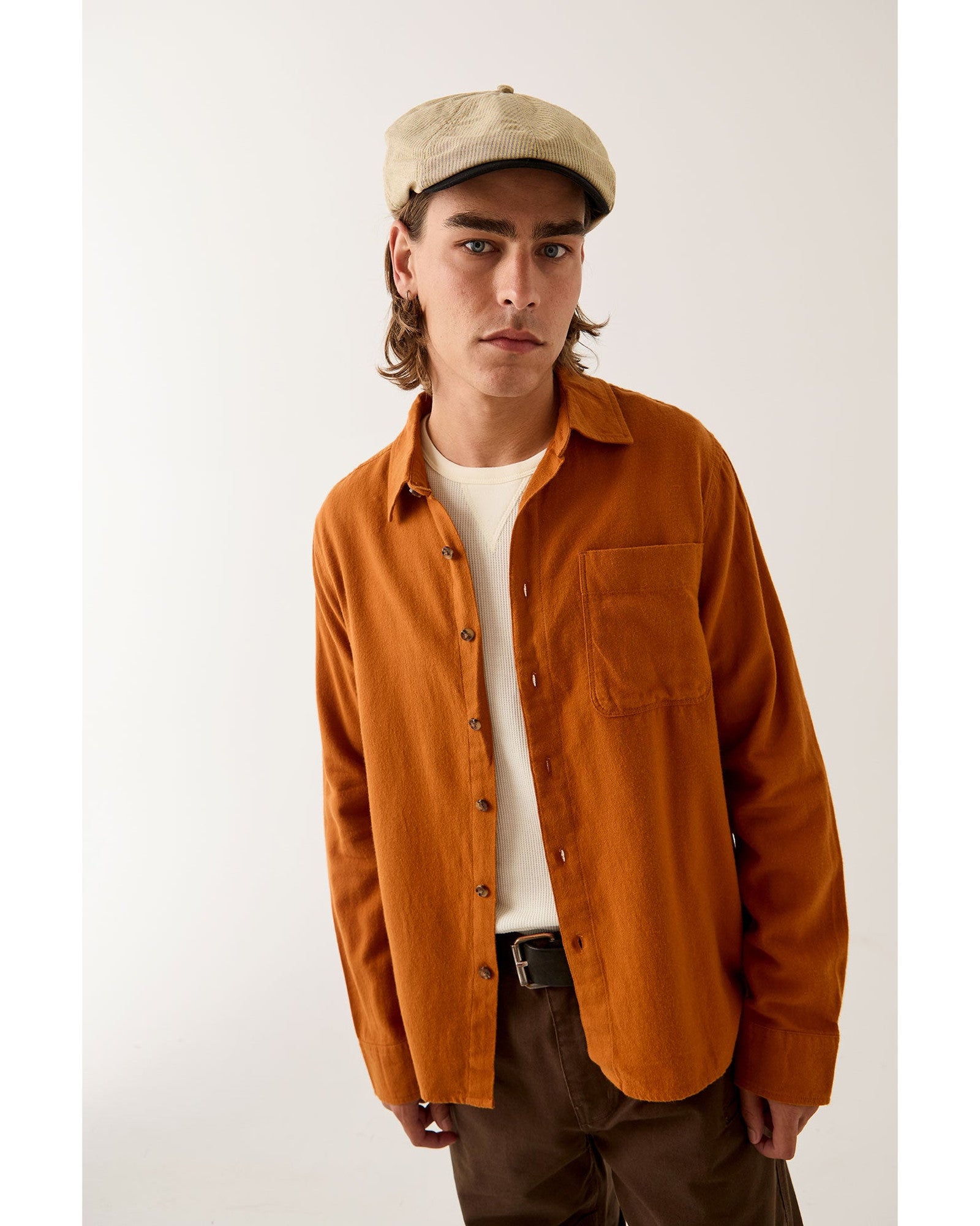HASTING LW FLANNEL - CARAMEL