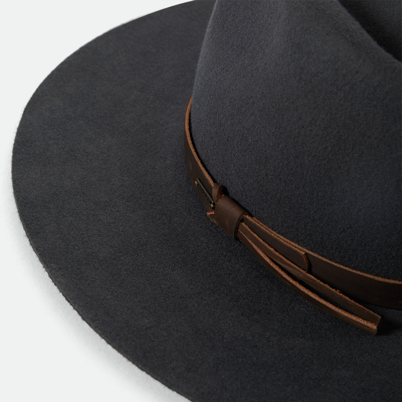 HAWKINS WTHR GUARD COWBOY HAT - ASPHALT/BROWN