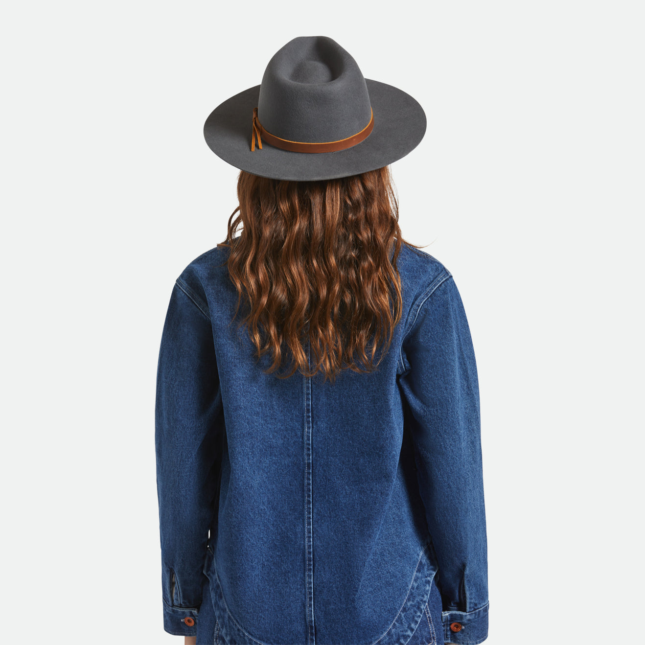 HAWKINS WTHR GUARD COWBOY HAT - ASPHALT/BROWN
