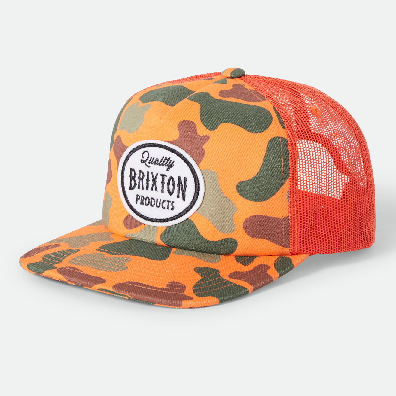 HENRY MP TRUCKER HAT - ORANGE DUCK CAMO/ORANGE