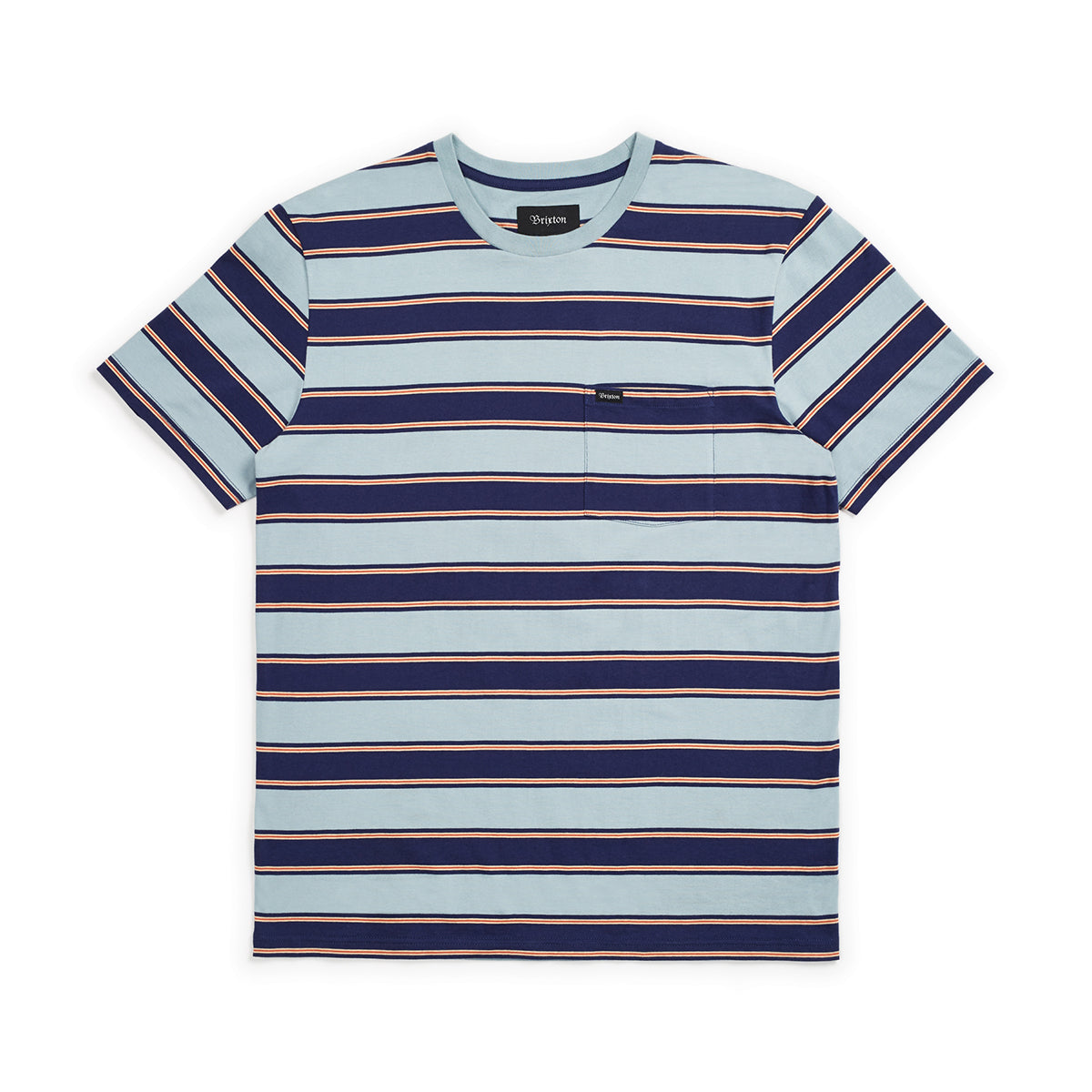 HILT S/S PKT KNIT - BLUE STONE