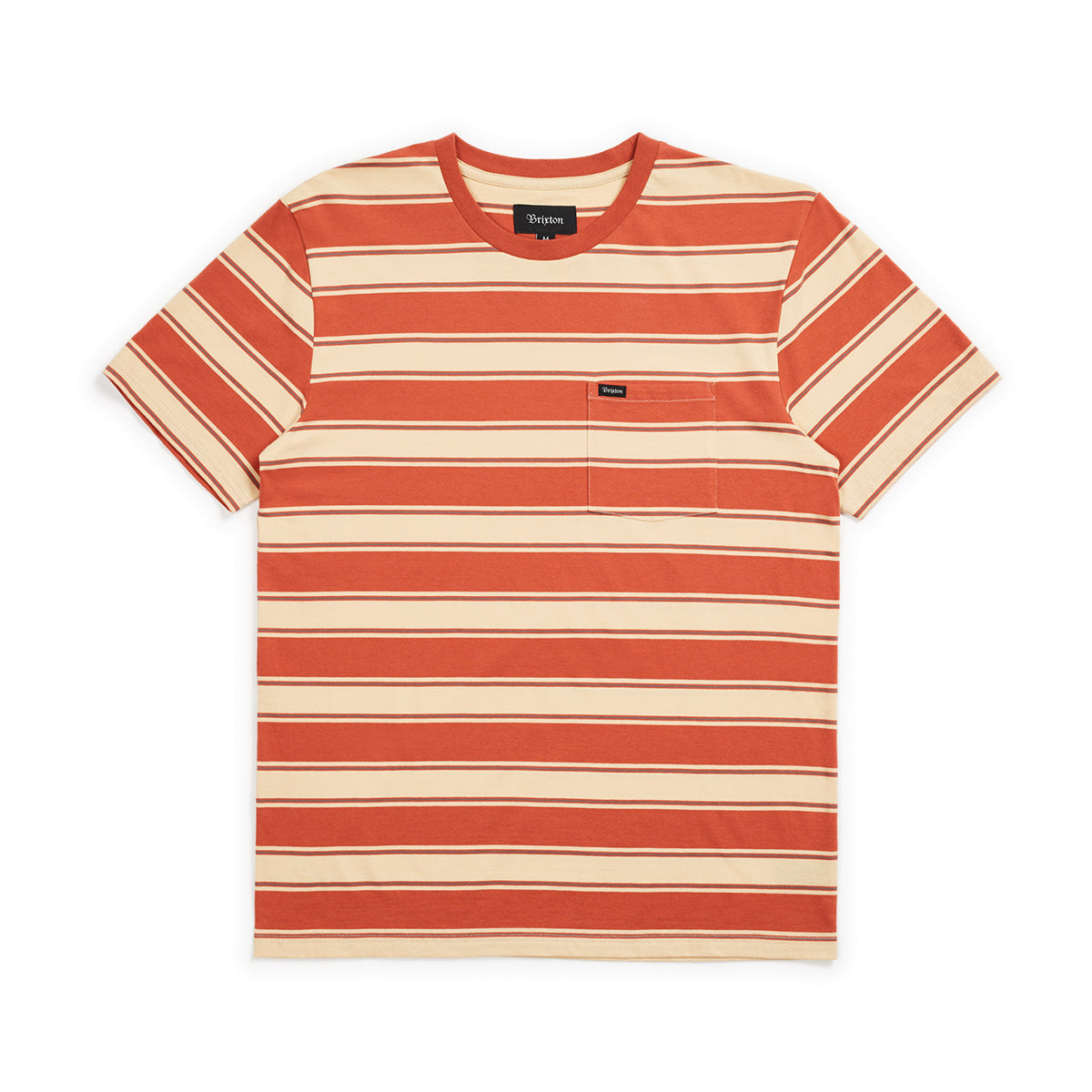 HILT S/S PKT KNIT - HENNA/PARCHMENT