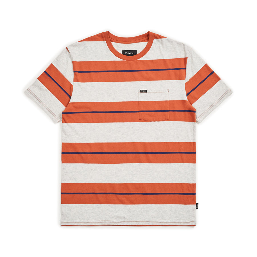 HILT S/S PKT KNIT - HENNA/ASH