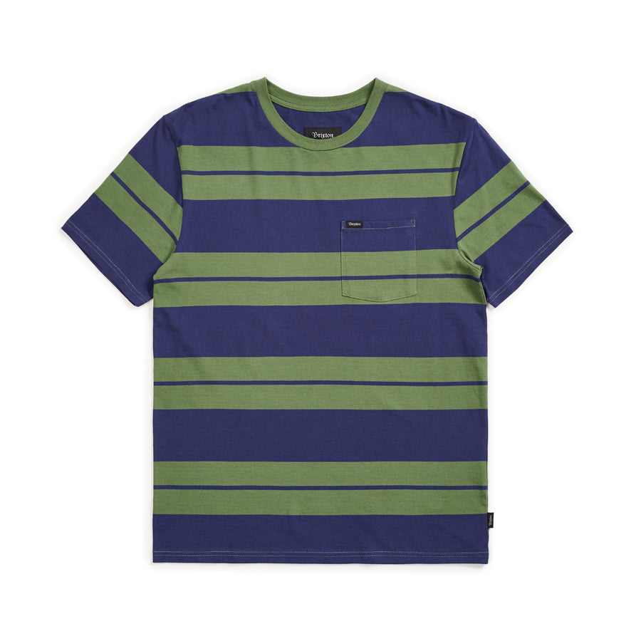HILT S/S PKT KNIT - LEAF/PATRIOT BLUE
