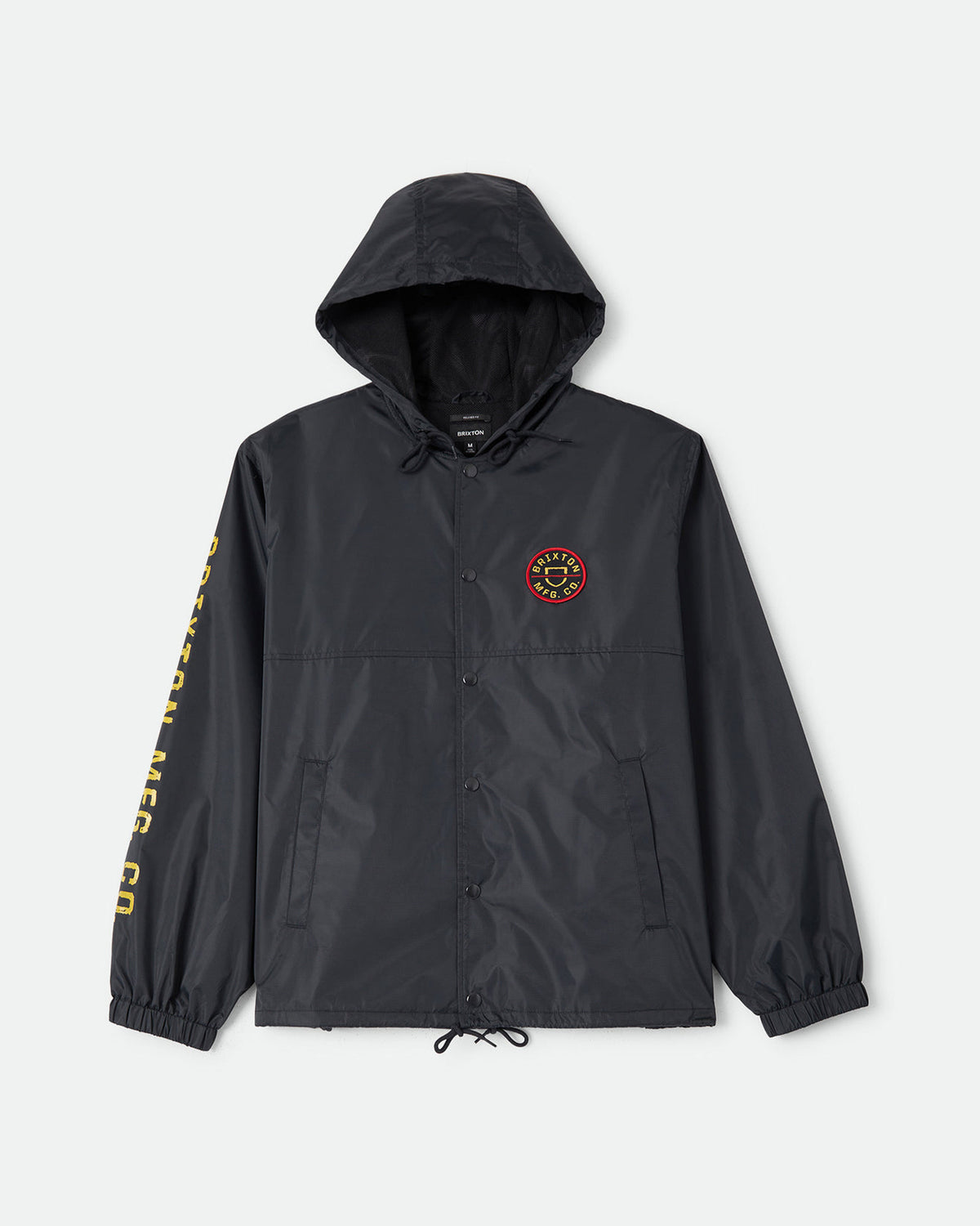 HOODED CLAXTON LW JACKET - BLACK