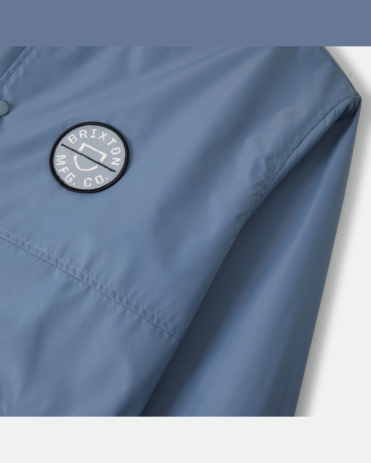 HOODED CLAXTON LW JACKET - SLATE BLUE